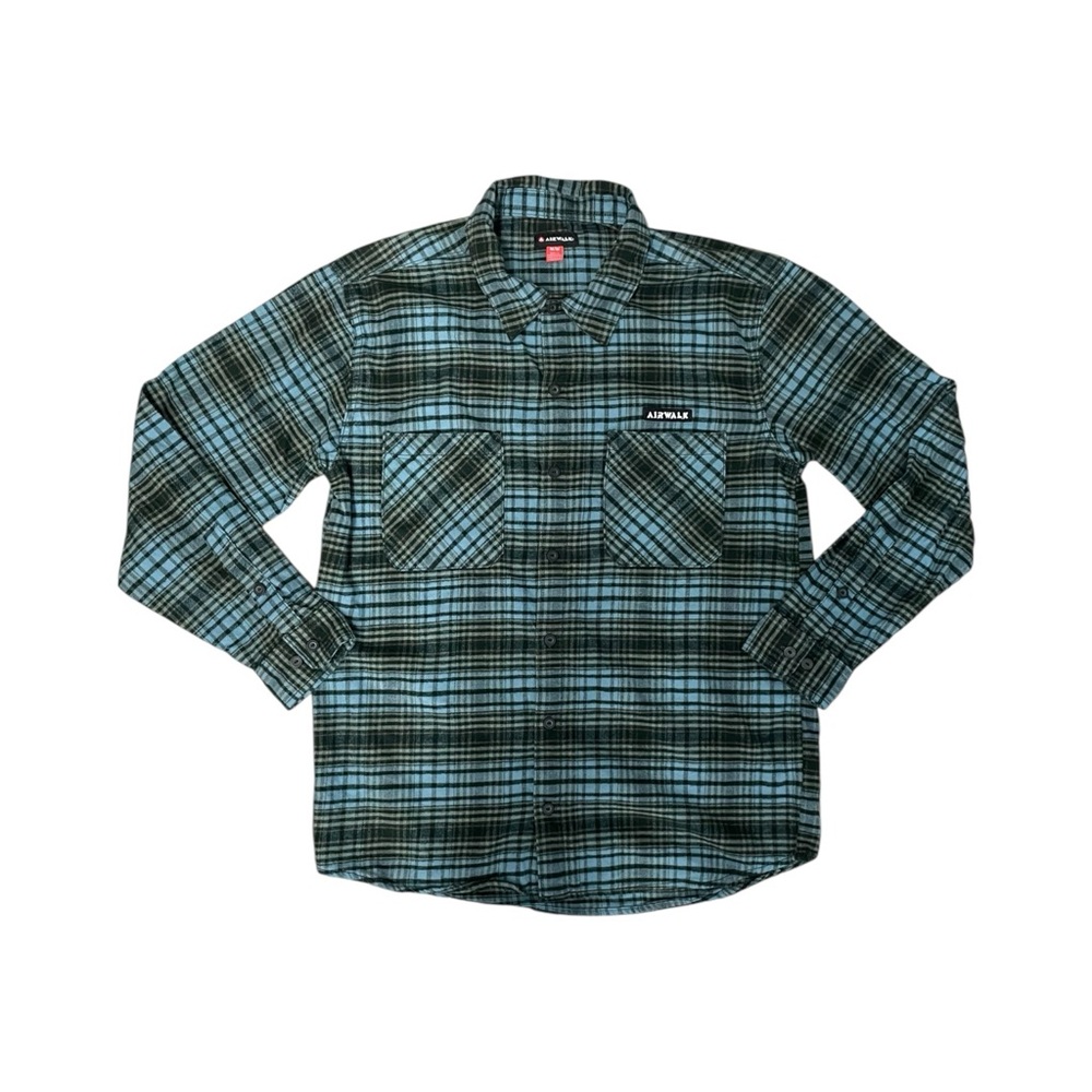 Airwalk Long-Sleeve Button Flannel Shirt